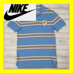 ナイキ NIKE ワンポイント ワッペン ポロシャツ 古着