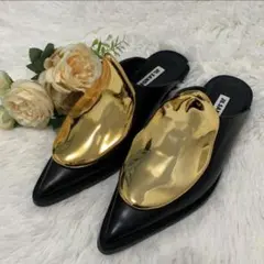 JIL SANDER メタルプレートミュール ブラック 38 - メルカリ