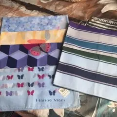 森英恵、ラコステ新品ハンカチ 6点