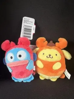 サンリオキャラクターズ カニエビマスコット　2種　ポムポムプリン・ハンギョドン②