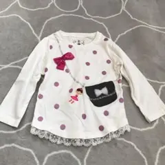 ミキハウス美品　トップス100センチ　ロンT100 長袖100 女の子100