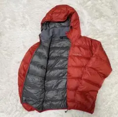 モンベル　00s　ライトアルパインダウンパーカ S レッド　スタッフバックなし