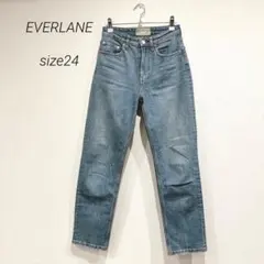エバーレーンEVERLANE ストレートデニムパンツ 24インチ ジーパンのサムネイル