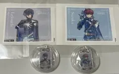 コードギアス　ラベル缶　アクリルキーホルダー　ルルーシュ　スザク　２０周年