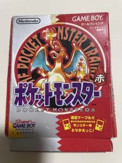 【空箱 説明書なし】ポケットモンスター 赤 レトロ