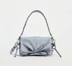 zara リボン バッグ