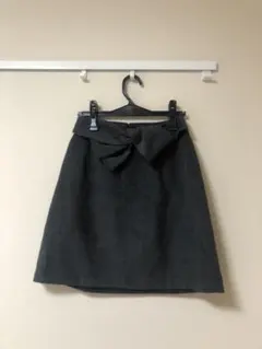 リボン取り外し台形スカート