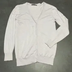 Cherry Popp 長袖カーディガン ライトピンク L