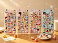 クレヨンしんちゃん おしりシール 3Dシール ぷにぷに　4枚セット