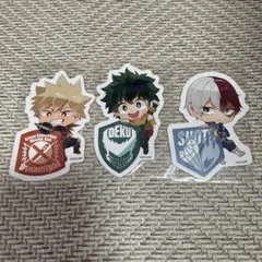 僕のヒーローアカデミア ファミマコラボフェア ステッカー 緑谷、爆豪、轟