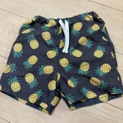 petit main パイナップル柄 ベビー水着