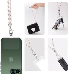 匿名配送⭐️スマホストラップ 首掛け 携帯ストラップ ショルダー 斜めがけ便利