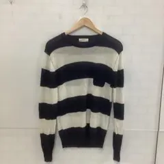 6.2◎A132◎バックナンバー◎ニットセーター◎ボーダー◎リネン100%のサムネイル