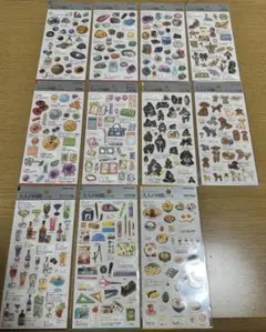 大人の図鑑シール 人気の種類11枚セット