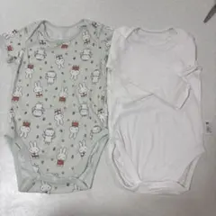 UNIQLOミッフィー半袖&白長袖ベビー肌着
