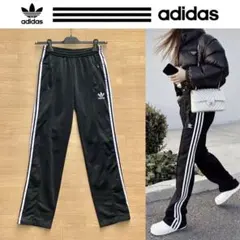 美品 アディダスオリジナルス ファイヤーバードトラックパンツ M 黒 ジャージ