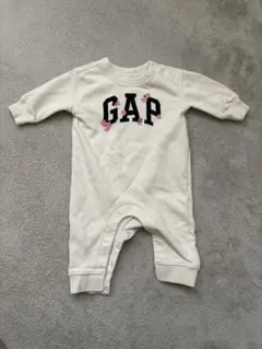 GAP ロンパース 6-12ヶ月 ホワイト