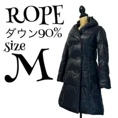 【ダウン90%】【38】ROPE♡ロペ ショールカラー ダウンコート