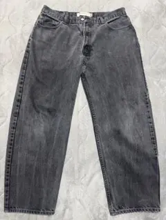 希少 90s 先染めリーバイス 550ブラックデニム W36 L30 メキシコ製
