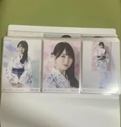 乃木坂46 生写真 浴衣 賀喜遥香 2023 座りヒキ - メルカリ