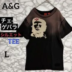 一点物　稀少デザイン　A&G チェ・ゲバラ シルエットグラフィックT　ビンテージのサムネイル