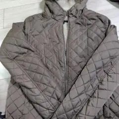 ユニクロブラウン キルティングジャケット Lサイズ