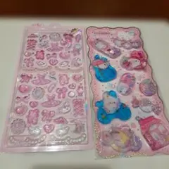 ガーリーボンボンドロップ ホログラムキャラクターシール2シートセット