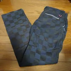 アディダスゴルフ　チェック柄 ゴルフパンツ メンズ
