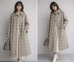 Mila Owenチェック柄 トレンチコート サイズ0