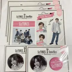 SixTONES 京本大我 缶バッジ ステッカー