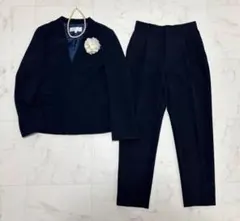 Sサイズ　ロペピクニック　ノーカラージャケット　パンツ　セットアップ　紺