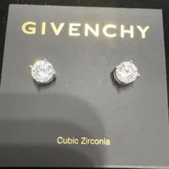 GIVENCHY ジルコニアピアス 7mm