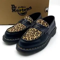 【美品】　Dr.Martens ドクターマーチン ローファー　レオパード　Y2K ドクターマーチン Dr.Martens ADRIAN LEOPARD FUR TASSLE LOAFER