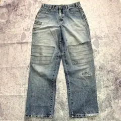 90s maurice malone baggy wide denim y2k