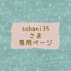 sobanc35さま専用ページ
