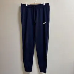 プーマ　メンズ　ジャージ　パンツ　紺色　ネイビー　XL 無地　シンプル