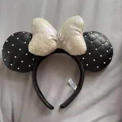 ディズニー　カチューシャ　ミニー　キルティング