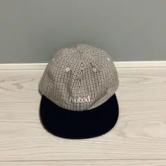 niko and... ニコアンド　キャップ チェック柄 ネイビー