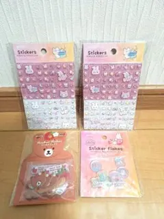 値下げしました☆タイルシール おはじきシール ぷくぷくシール 4個セット