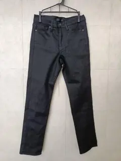 UNIQLO ブラックスキニー ストレート ハイライズ ウエスト63.5cm