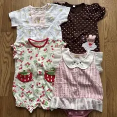 ロンパース・カバーオール 4枚セット
