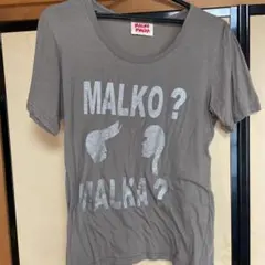 MALKOMALKAのTシャツ  灰色  グレー 半袖 マルコマルカのサムネイル