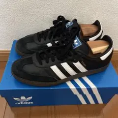 adidas Samba OG ブラック/ホワイト 8