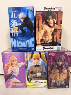 フィギュアセット 5体　五条悟　エース　シェリル　四ノ宮キコル　カーズ