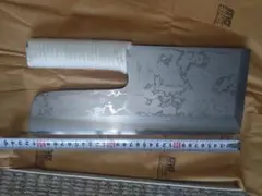 青鋼　名匠　清水正治　蕎麦切り包丁　尺1のサムネイル