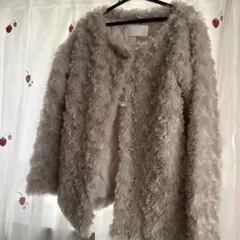 Chico ファーコート グレー