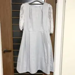 大きいサイズ　ワンピース　ドレス　フォーマル　結婚式　パーティー　Lサイズ