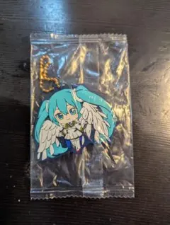 ガンダム 初音ミク コラボ ラバーキーホルダー