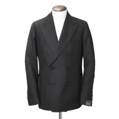 タリアトーレ　テーラードジャケット　ブラック ダブルブレスト