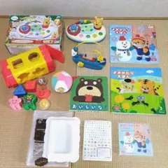 しまじろう　プーさん　指先の知育玩具　こどもちゃれんじ　ぷち　絵本·DVDセット